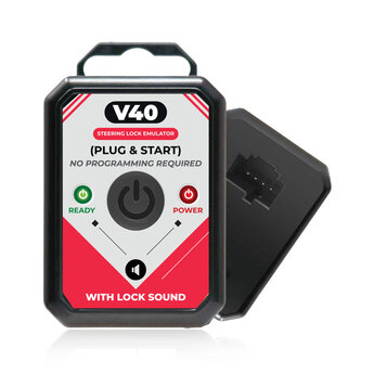 Volvo V40 2012-2019 ESL ELC SCL Steering Lock Emulator Simulator With Lock Sound...