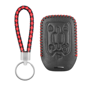 Leather Case For GMC Chevrolet  Smart Remote Key 4+1 Buttons...