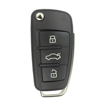 Audi A3 2014 Flip Remote Key 48 TP25 Transponder 3 Buttons 433MHz...