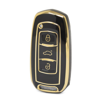 Nano High Quality Cover For Geely Remote Key 3 Buttons Black...
