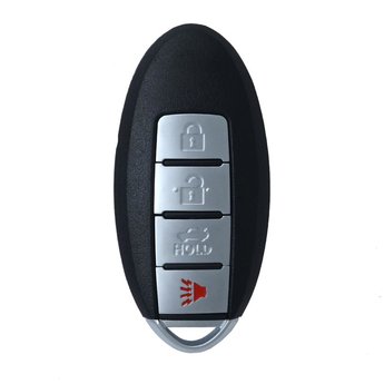 Infiniti 4 Buttons Smart Remote Key Cover With Side Groove Right...