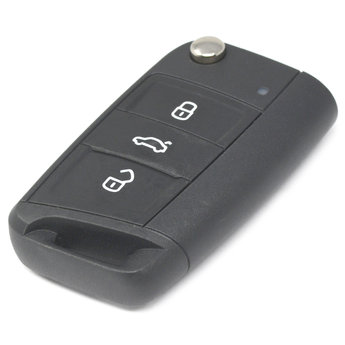Skoda Original MQB New Type 3 buttons 433MHz Flip Remote Key...
