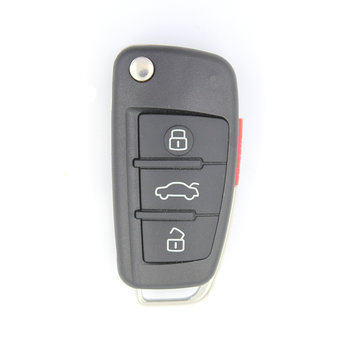 Audi 4 buttons Flip Remote Key Cover