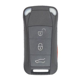Porsche 3 Buttons Flip Remote Key Cover with side panic