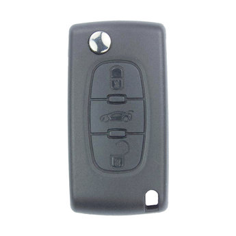 Peugeot 407 3 Buttons Flip Remote Key Cover