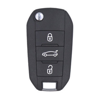 Citroen Flip Remote Key 3 Buttons 433MHz AES Transponder with...
