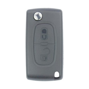 Peugeot 2 Buttons Flip Remote Key Cover without Battery Holder...