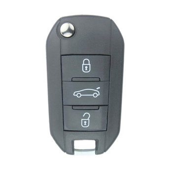 Peugeot 508 3 buttons Flip Remote Key Cover