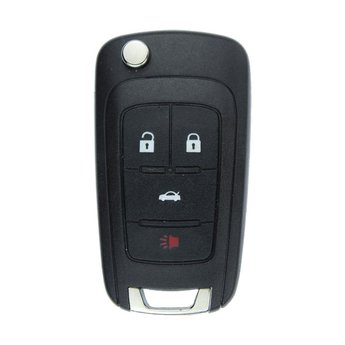 Chevrolet 4 Button Flip Remote Key PCF7937E/41E Transponder
