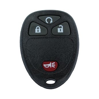 Chevrolet GMC 2008 4 Buttons Remote Key Cover Start Button Type...