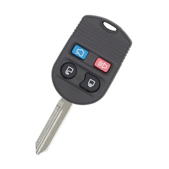 Ford Modified Non-Flip Remote Key Shell 4 Buttons