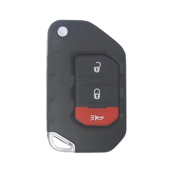 Jeep Wrangler 2018-2022  Genuine Flip Remote Key 2 + 1 Button...