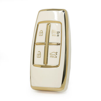 Nano High Quality Cover For Hyundai Genesis Remote Key 3+1 Buttons...
