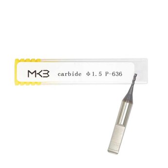 End Mill Cutter Carbide Material 1.5mm φ1.5xD6x43 for Keyline ...