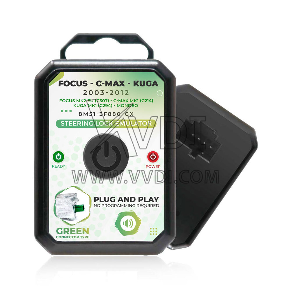 VD20040-Ford Focus C-Max Kuga Mondeo Steering Lock Simulator Emulator ...