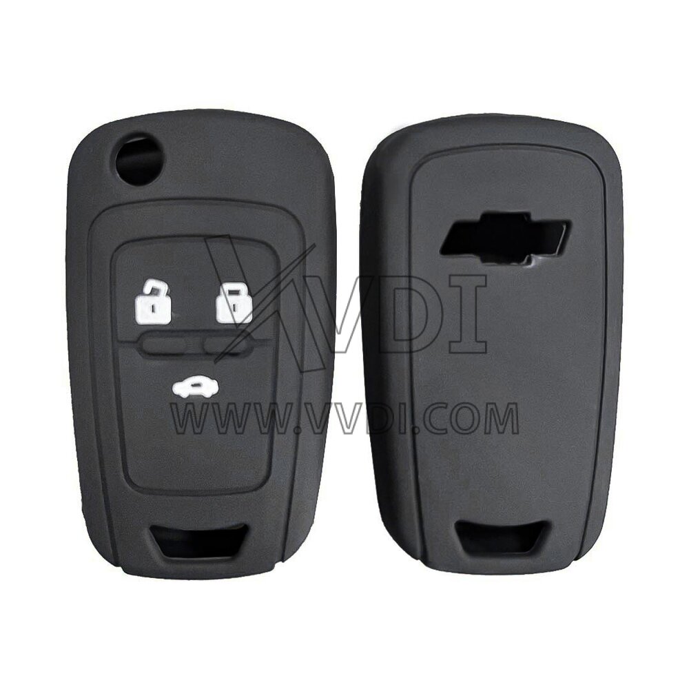 VD1451-Silicone Case For Chevrolet 2010+ Flip Remote Key 3 Buttons | VVDI
