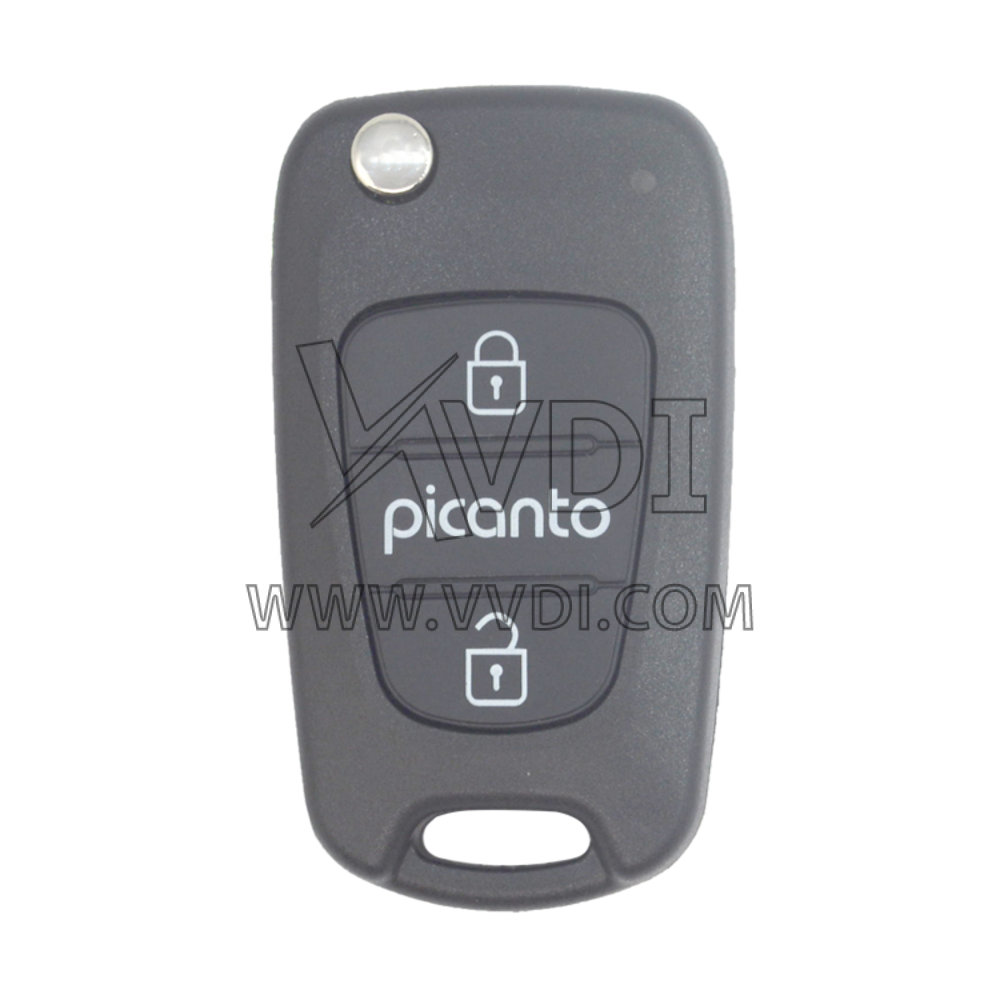 Kia Picanto 3 Buttons Flip Key Remote Cover HYN17R Blade