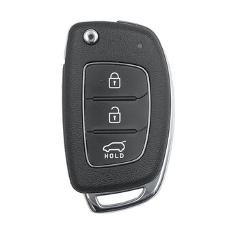 Hyundai Flip Remote Key Shell 3 Buttons SUV Trunk Laser Blade...