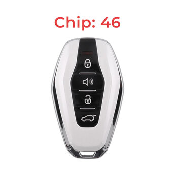 Jetour Original Smart Remote Key 3+1 Buttons 433MHz 46 Chip White...