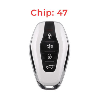 Jetour Original Smart Remote Key 3+1 Buttons 433MHz 47 Chip White...