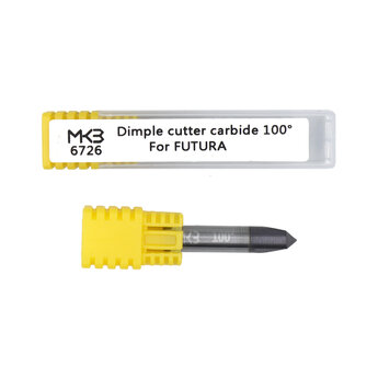 Dimple Cutter 02DW Carbide D6x100°x30x2T For Futura