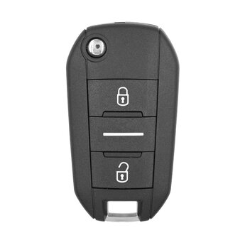 Peugeot Citroen 2 Button Flip Remote Key Shell HU83 Blade