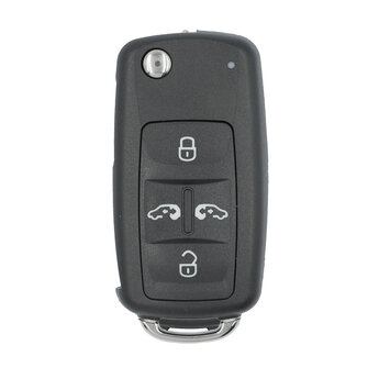 Volkswagen UDS Flip Remote Key Shell 4 Buttons Slider Door