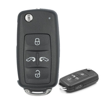 Volkswagen UDS Flip Remote Key Shell 5 Buttons SUV Type