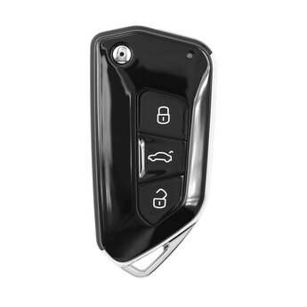 Volkswagen VW UDS Modified Flip Remote Key Shell 3 Buttons