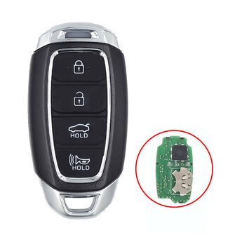 Hyundai Smart Remote Key Shell 3+1 Buttons