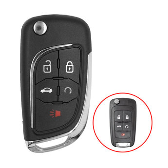 Chevrolet Modified Flip Key Shell 4+1 Buttons