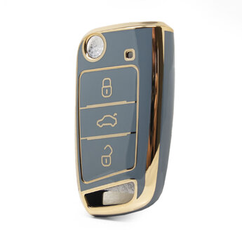 Nano High Quality Cover For Volkswagen MQB Flip Remote Key 3...