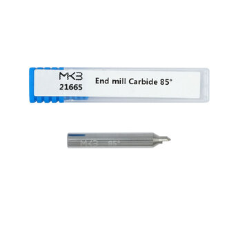 End Mill Cutter F21W carbide φ3.2x5xD6x85°x40x1T-P-0.8 Working W...