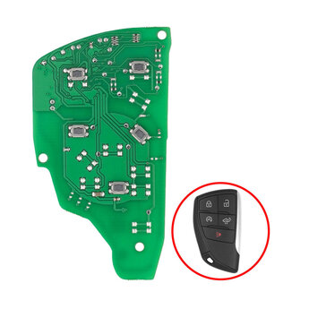 Chevrolet Silverado 2023 Smart Remote Key PCB Board 4+1 Buttons...