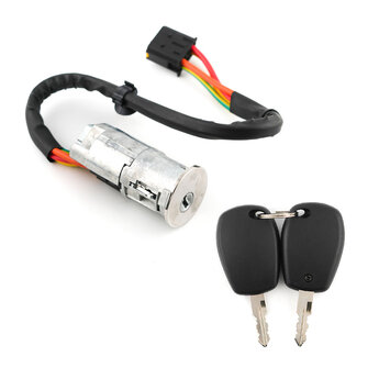 Renault Clio II Dacia Logan Sandero Ignition Lock 2 x Plastic...