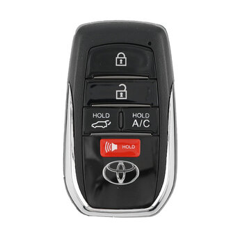 Toyota Rav4 2023 Smart Remote Key Shell 4+1 Buttons Chrome Sides...