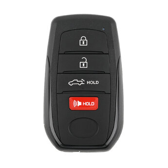 Toyota Tundra 2022 Smart Remote Key Shell 3+1 Buttons Black Sides...