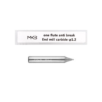 End Mill Cutter Carbide Type BW6012B -  φ1.2xD6x40Lx1F Working ...
