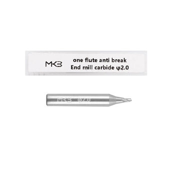 End Mill Cutter Carbide Type BW6020B -  φ2.0xD6x40Lx1F Working ...