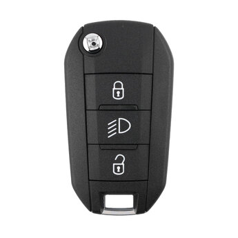 Peugeot Flip Remote Key Shell 3 Buttons HU83 Blade for Xhorse...