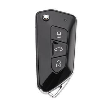 Xhorse VVDI Key Tool VVDI2 Wire Flip Remote Key All Black 3 Buttons...
