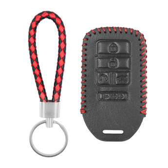 Leather Case For Honda Smart Remote Key 4+1 Buttons