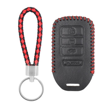 Leather Case For Honda Smart Remote Key 3+1 Buttons