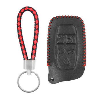 Leather Case For Land Rover Smart Remote Key 4+1 Buttons RV-C...