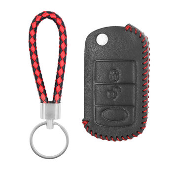 Leather Case For Land Rover Smart Remote Key 3 Buttons RV-d