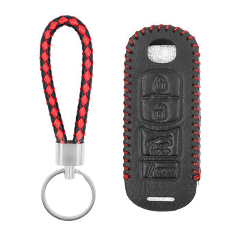 Leather Case For Mazda Smart Remote Key 5 Buttons