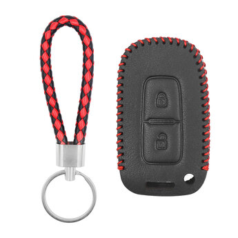 Leather Case For Kia Smart Remote Key 2 Buttons