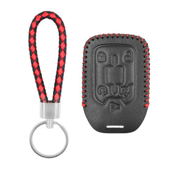Leather Case For GMC Chevrolet  Smart Remote Key 4+1 Buttons...