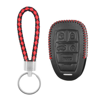 Leather Case For Alfa Romeo Smart Remote Key 4+1 Buttons