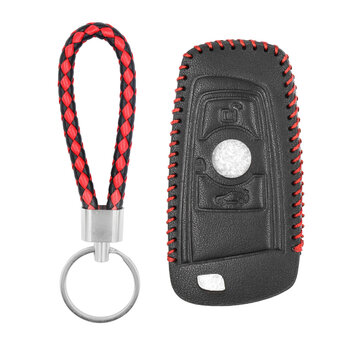 Leather Case For BMW FEM Remote Key 3 Buttons